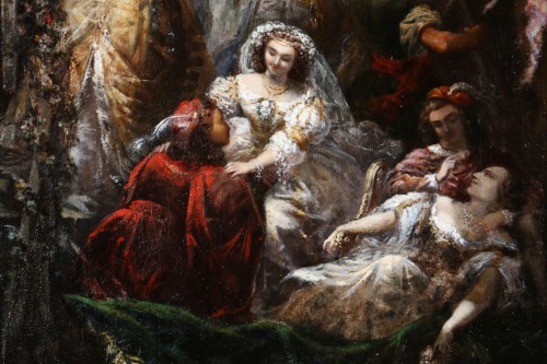 19th century - French School, Circle Of Eugène Isabey, Venetian Festivals. 