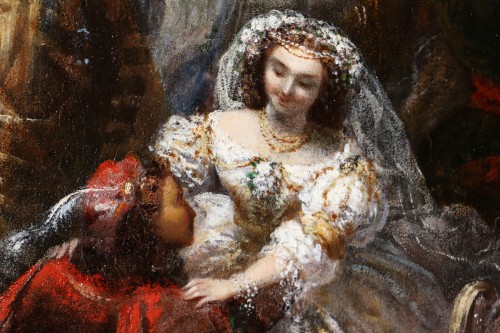 Antiquités - French School, Circle Of Eugène Isabey, Venetian Festivals. 