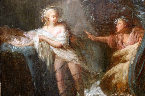Pan et Syrinx - Ecole française du XVIIIe siècle, entourage de Fragonard - Louis XV