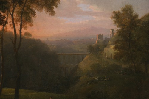 Roman countryside, attributed to Nicolas-Didier Boguet (1755-1839) - 