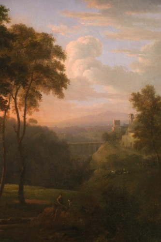 Directoire - Roman countryside, attributed to Nicolas-Didier Boguet (1755-1839)