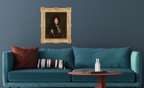 XVIIe siècle - Portrait de Louis XIV, atelier d’Henri Testelin le jeune (1616-1695)