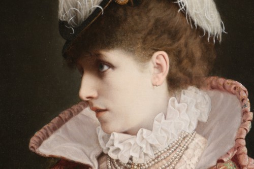 Antiquités - Portrait de Sarah Bernhardt (1844-1923) costumée en Dona Sol dans Hernani.