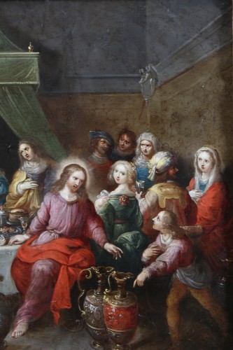 Frans Franken II (1581-1641) and workshop, The Wedding at Cana  - 