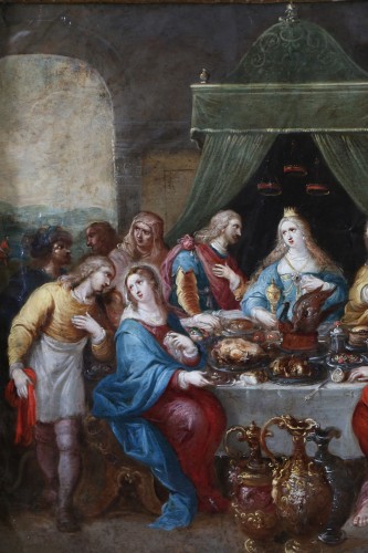 17th century - Frans Franken II (1581-1641) and workshop, The Wedding at Cana 