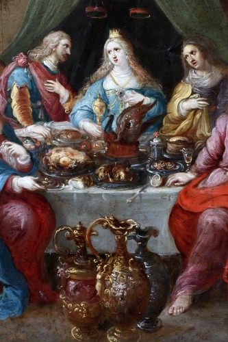 Frans Franken II (1581-1641) and workshop, The Wedding at Cana  - Louis XIII