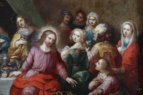Antiquités - Frans Franken II (1581-1641) and workshop, The Wedding at Cana 