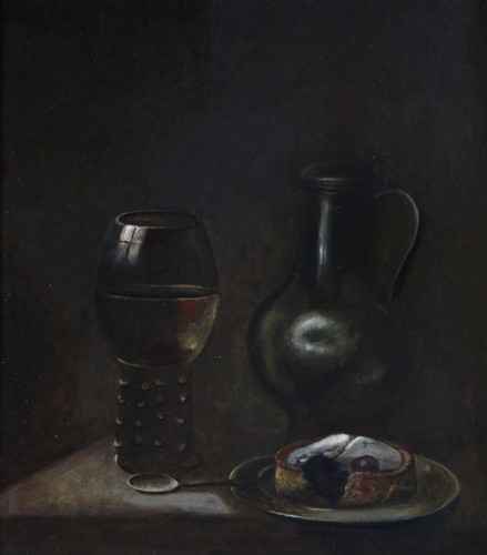 Tableaux et dessins Tableaux XVIIe siècle - Nature morte au Romer, attribué à Hans van Sant (Actif à Haarlem entre 1630 et 1653) 