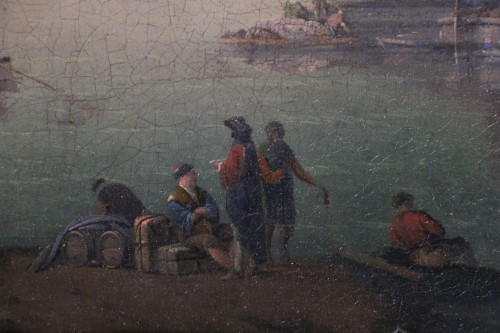Antiquités - Maritime Capriccio, attributed to Adriaen Manglard (1695-1760) 