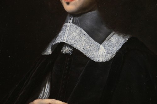 Philippe de Champaigne (1602-1674) atelier. Portrait présumé de Noel Bullion. - Galerie PhC