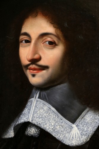 Antiquités - Philippe de Champaigne (1602-1674) atelier. Portrait présumé de Noel Bullion.