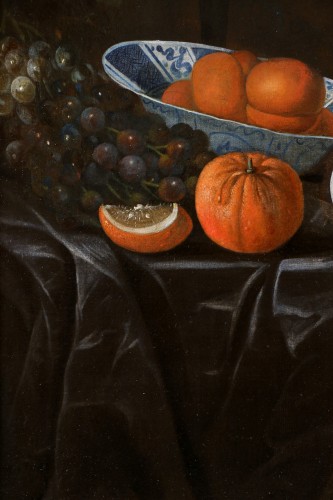 17th century - Huybert Van Westhoven (1642-1712)   Still life with fruit and preciou