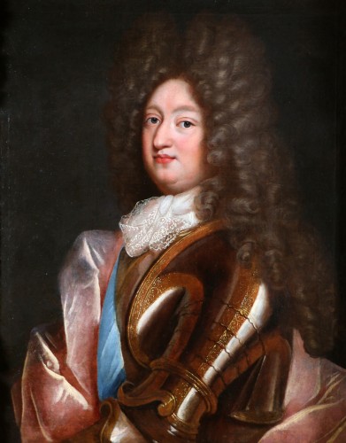 Paintings & Drawings  - Portrait of the Grand Dauphin,  attributed to Alexis Simon Belle (1674-1734)