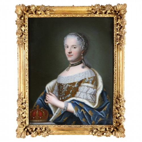 French School, 18th century, portrait of Queen Marie Leszczynska.  