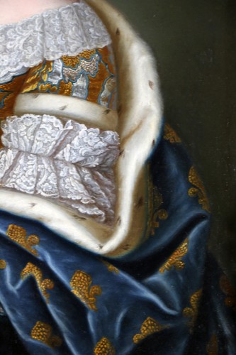 Louis XV - French School, 18th century, portrait of Queen Marie Leszczynska.  