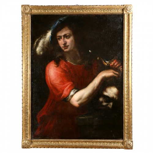 David Holding the Head of Goliath,  Rome around 1615-1630