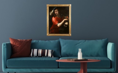 Louis XIII - David Holding the Head of Goliath,  Rome around 1615-1630