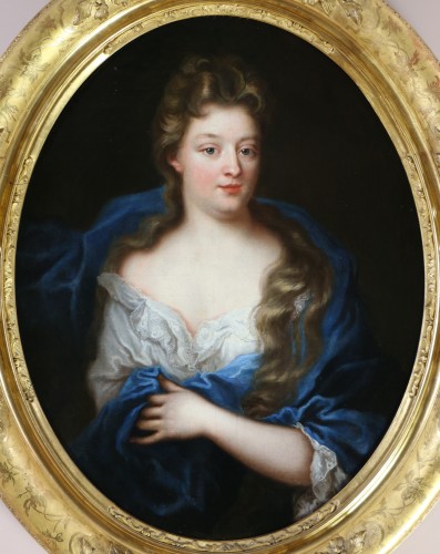 Tableaux et dessins Tableaux XVIIe siècle - Pierre Mignard (1612-1695) et atelier - Portrait d’une dame de qualité vers 1680