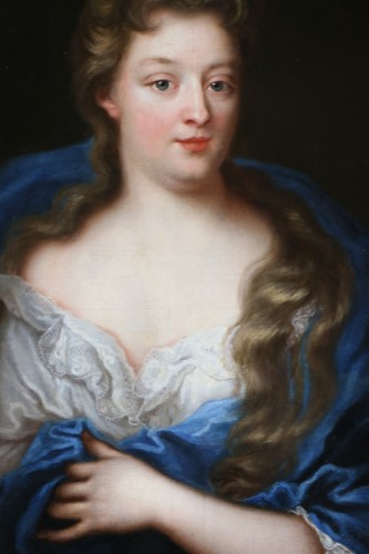 XVIIe siècle - Pierre Mignard (1612-1695) et atelier - Portrait d’une dame de qualité vers 1680