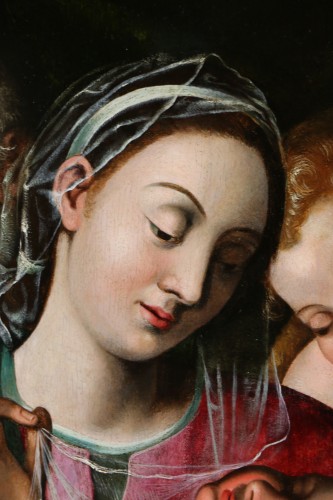 Renaissance - Giovanni Battista Ramenghi (1521-1602), The Holy Family, circa 1540/50. 