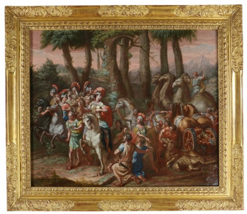 The Return of Alexander circa 1750, Workshop of Michelangelo Unterberger (1695-1758) 