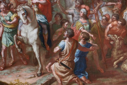 18th century - The Return of Alexander circa 1750, Workshop of Michelangelo Unterberger (1695-1758) 
