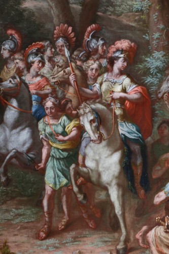 Louis XV - The Return of Alexander circa 1750, Workshop of Michelangelo Unterberger (1695-1758) 