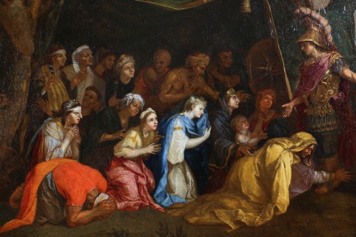 École française vers 1680–1700, la tente de Darius d’après Charles Lebrun - Galerie PhC