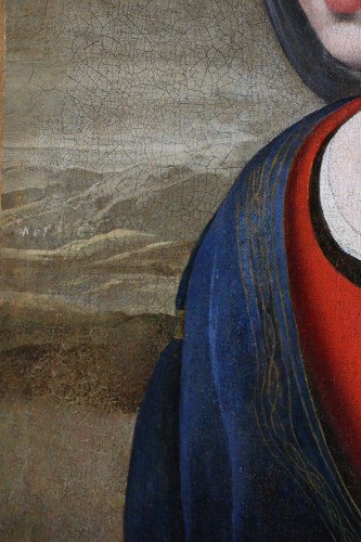 Louis XIII - Italie centrale (Rome ou Bologne) vers1620/1640, la belle jardinière d’après Raphael