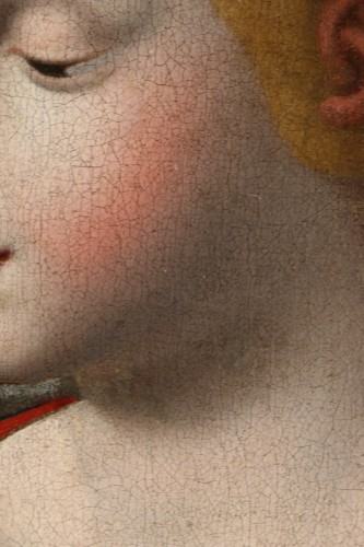 Antiquités - Italie centrale (Rome ou Bologne) vers1620/1640, la belle jardinière d’après Raphael