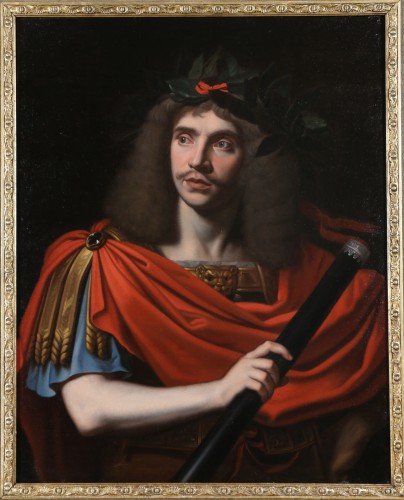 Paintings & Drawings  - Molière in the costume of Caesar circa 1690/1700, Pierre Mignard (1612-1695) and workshop