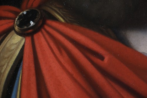 Antiquités - Molière in the costume of Caesar circa 1690/1700, Pierre Mignard (1612-1695) and workshop