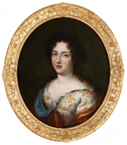 Portrait de Mlle de Nantes vers 1690, Pierre Mignard (1612-1695) et atelier
