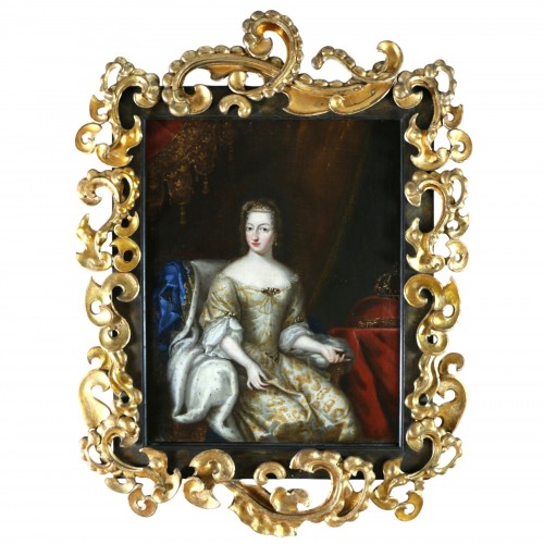 Portrait of Queen of Sweden c1661 attributed to David Klöcker Ehrenstrahl (1629-1698)