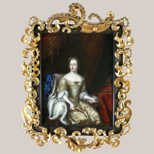 Louis XIV - Portrait of Queen of Sweden c1661 attributed to David Klöcker Ehrenstrahl (1629-1698)