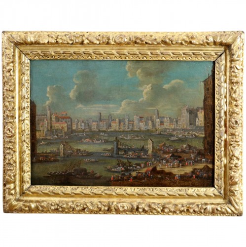 Peter II Casteel (1650–1701) and workshop - Lively harbor scene
