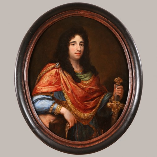 François-Louis de Bourbon, prince de Conti, dit le Grand Conti (1664–1709) - Tableaux et dessins Style Louis XIV