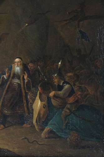 Workshop of David Teniers the Younger (1610–1690) The Rich Man Led to Hell - Louis XIV