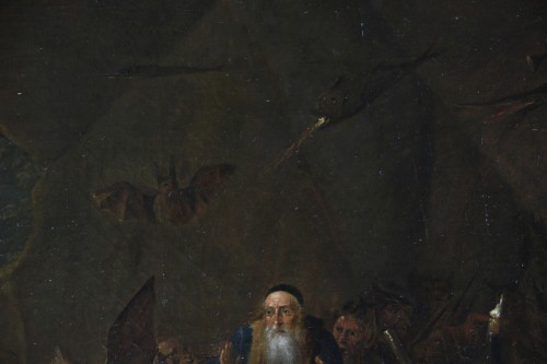 Antiquités - Workshop of David Teniers the Younger (1610–1690) The Rich Man Led to Hell