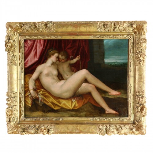 Vénus et l’Amour, Ecole vénitienne vers 1550