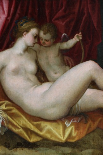 Vénus et l’Amour, Ecole vénitienne vers 1550 - Renaissance