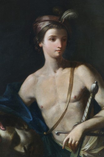 Tableaux et dessins Tableaux XVIIe siècle - David et Goliath - Ecole florentine, vers 1625-1635 attribué à Francesco Lupicini