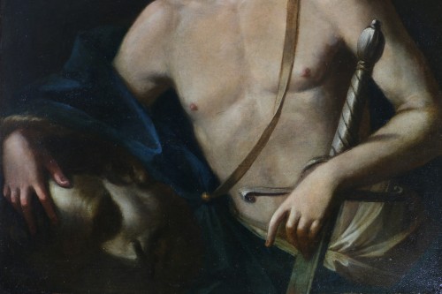 David et Goliath - Ecole florentine, vers 1625-1635 attribué à Francesco Lupicini - Louis XIII