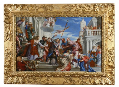 Venise, vers 1710–1720, Marc et Marcellin conduits au martyre d’après Véronèse