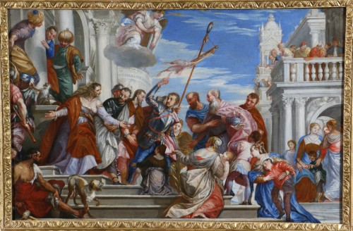 Tableaux et dessins Tableaux XVIIIe siècle - Venise, vers 1710–1720, Marc et Marcellin conduits au martyre d’après Véronèse