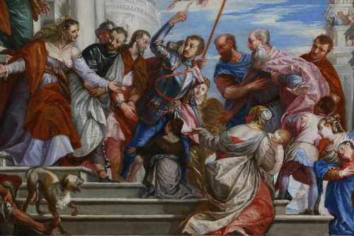 XVIIIe siècle - Venise, vers 1710–1720, Marc et Marcellin conduits au martyre d’après Véronèse