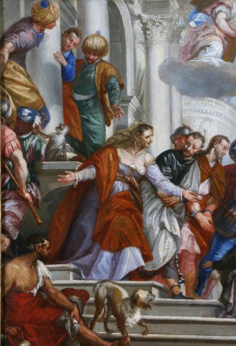 Antiquités - Venise, vers 1710–1720, Marc et Marcellin conduits au martyre d’après Véronèse