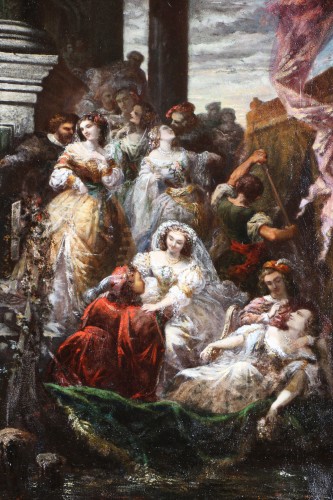 A Venetian Festival, attributed to Faustin Besson (1821–1882) - 