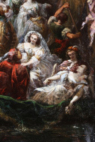 19th century - A Venetian Festival, attributed to Faustin Besson (1821–1882)