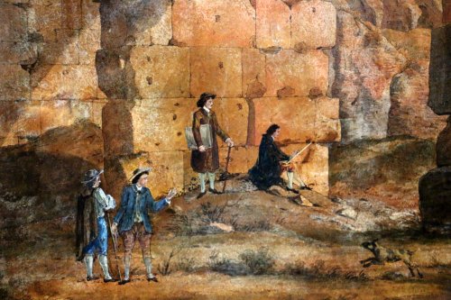 Entourage d’ippolito Caffi (1809-1866) Les ruines du Colisée de Rome - Galerie PhC